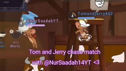 Tom and Jerry chase match with my friend @NurSaddah14YT  