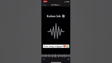 Kalam Ink new song (kya mai) snippet 💔 #kalamink