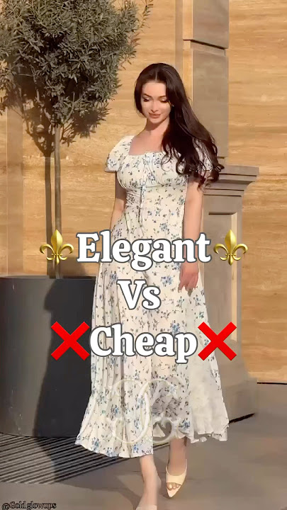 Elegant⚜️ Vs Cheap❌!! #shorts #viralvideo #trending #aesthetic #fashion #style #ootd #fyp #viral