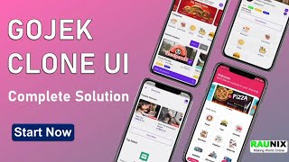 Gojek clone 2024 Live demo | App like Gojek | All in one multi services app like gojek | Raunix screenshot 1