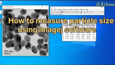 How to measure particle size using Imagej software |How to make graph for particle size distribution