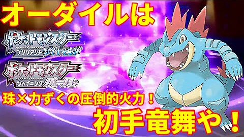 ポケモンbdsp 最強の物理積み技龍の舞に命の珠と力ずくの補正もかけられるでおなじみの強引突破ポケモンオーダイルのバグレベルの火力が全てを破壊していくｗｗｗ ダイパリメイク対戦 Mp3