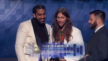 This Is America Wins Record Of The Year | 2019 GRAMMYs Acceptance Speech