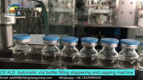 filling line/15ml vial bottle filling stoppering and capping machine