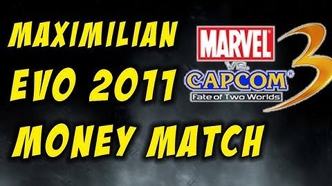 Marvel vs Capcom 3: Evo 2011 Money Match - Maximilian v Disorderunit