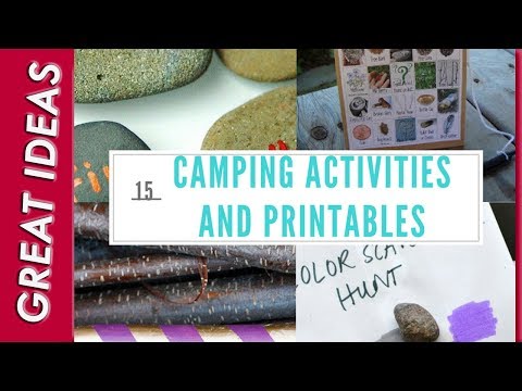 OUR FAVORITE CAMPING ACTIVITIES AND PRINTABLES