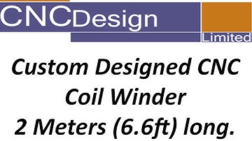 2 Meter Long Coil Winding Machine by CNC Design Limited