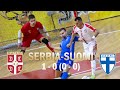 Highlights (12 min.) | Serbia - Suomi 1-0 (0-0) | FIFA Futsal World Cup 2020 Play-offs | 6.11.2020
