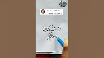 stylish name | Nandini Sharma | Calligraphy signature