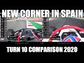 New Turn 10 Spanish GP - Formula 3 comparison old vs. new turn 10 ahead of F1 in Barcelona, Spain