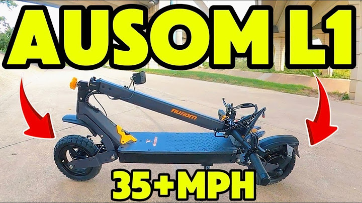 $599 Scooter That Goes 35+ MPH? AUSOM L1 Is INSANE!