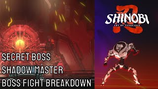 Secret Boss Shadow Master – Boss Fight Breakdown | Shinobi: Art of Vengeance