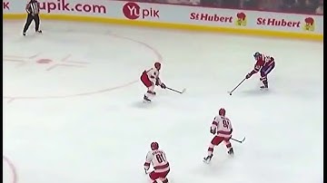 NHL Demidov uses deceptive PUCK on HIP blended with HEEL TURN and NET DRIVE creating scoring chance