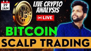 Bitcoin & Altcoin Live Trading | Live Crypto Analysis in Hindi | 29 January | Earn Daily $100 |
