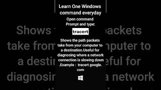 tracert command explained | #shorts | #computer