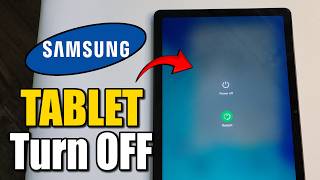 How to Turn Off Samsung Tablet (Power OFF)