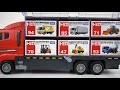 12 Tomica Working Vehicles | Unbox & Organize the Convoy ~ トミカ収納コンボイで迫力走行テスト☆開封レビュー