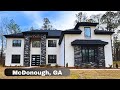 Inside this stunning contemporary home for sale  mcdonough ga 5 bed  55 bath  full tour