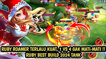 RUBY ROAMER BY TOP GLOBAL RUBY - RUBY BEST BUILD 2023 - ruby mobile legends