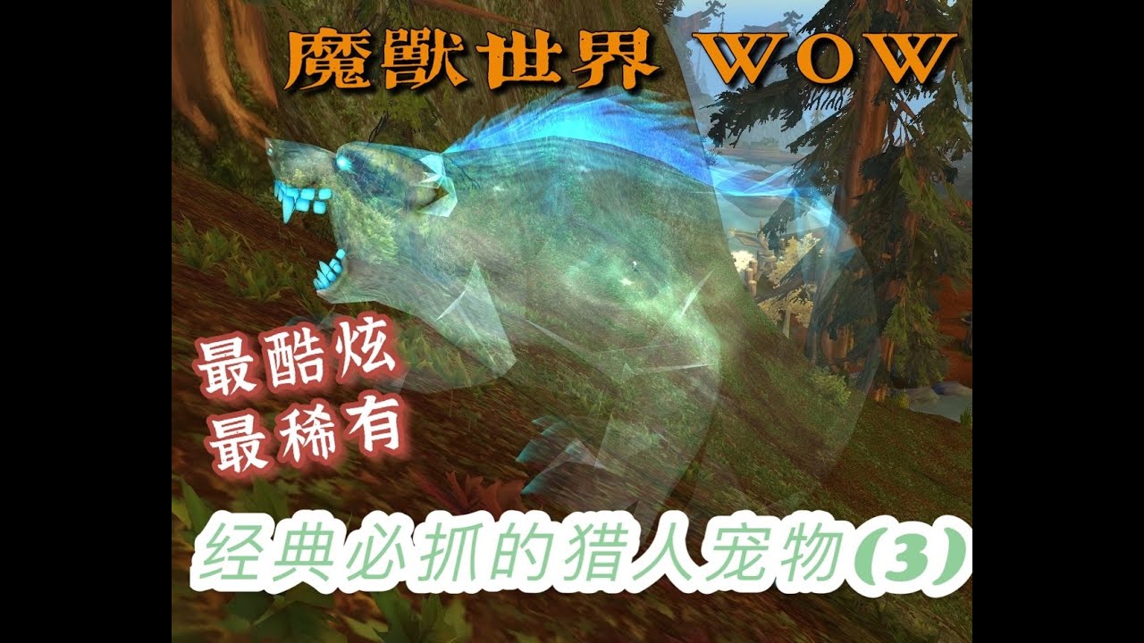 第三期 “魔兽世界经典必抓，最稀有，最酷炫的猎人宠物” 来啦！！这期是灵魂兽（涵盖坐标，刷新时间，宠物类型和技能）。#大角阿克图瑞斯##洛卡纳 ...