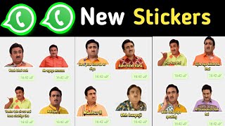 #TMKOC WhatsApp Stickers | Taarak Mehta Stickers | Taarak Mehta Ka Ooltah Chashmah #shorts jethalal screenshot 3
