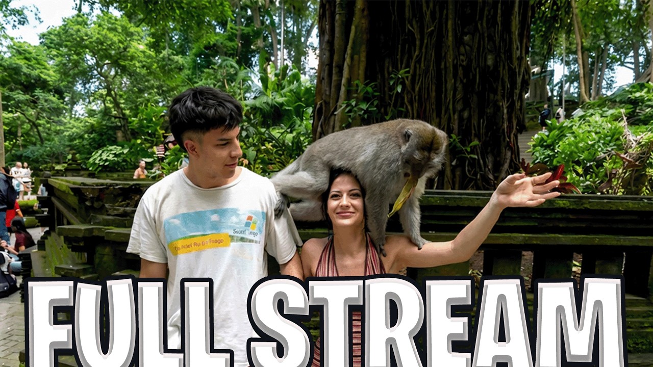 YURNBOI & EVELYN ORTIZ GOES TO A MONKEY SANCTUARY IN BALI!