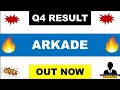 Arkade Developers Q4 Results 2025 | Arkade Developers Results Today | Arkade Developers share