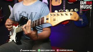 Review Cort G260CS Stratocaster Roasted Maple Neck in 3 Tone Sunburst 2018 MII Demo sound by famfam