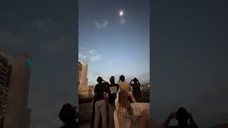 Dallas Texas goes Dark During the Eclipse #eclipse