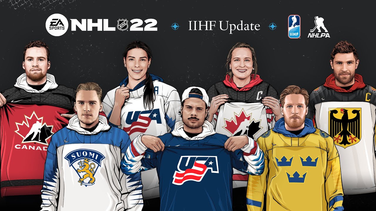 IIHF Womens teams heading to NHL 22 in January 2022 Stevivor