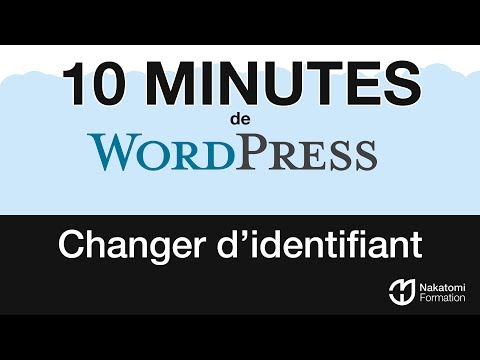 Changer l'identifiant (login) de WordPress?