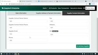 Sumundi Keepsales Tutorials - Section 48: Supplier Management screenshot 4