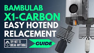 How to replace the Hotend Nozzle on a BambuLab X1-Carbon (Easy and inexpensive!)