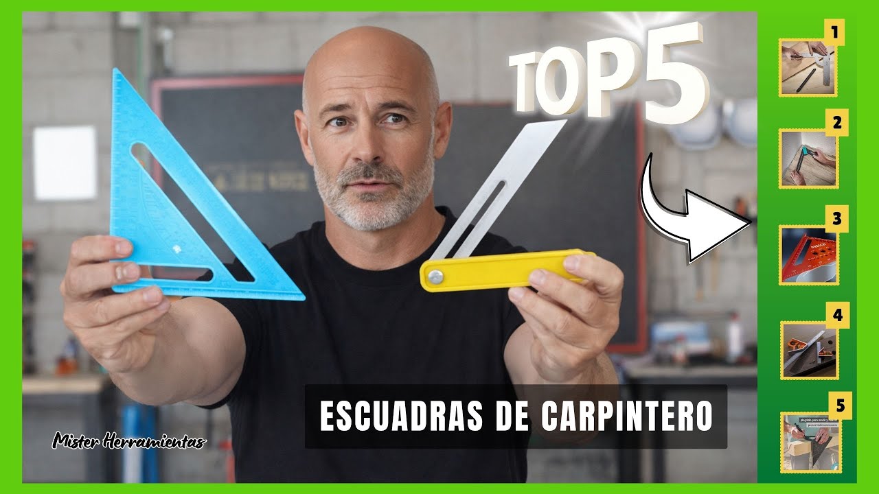 5 Escuadras de Carpintero alucinantes: Multifunción, Rápida, 3D, Combinada y Falsa escuadra
