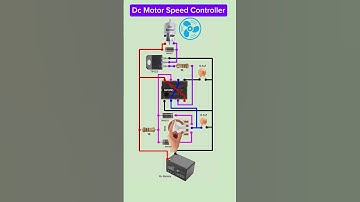 DC Motor Speed Controller Circuit | PWM Circuit Using 555 Ic #shorts #555 #tech