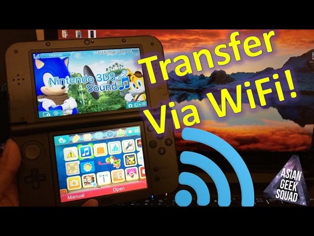 Transfer FILES New Nintendo 3DS XL to PC WIRELESSLY! - YouTube