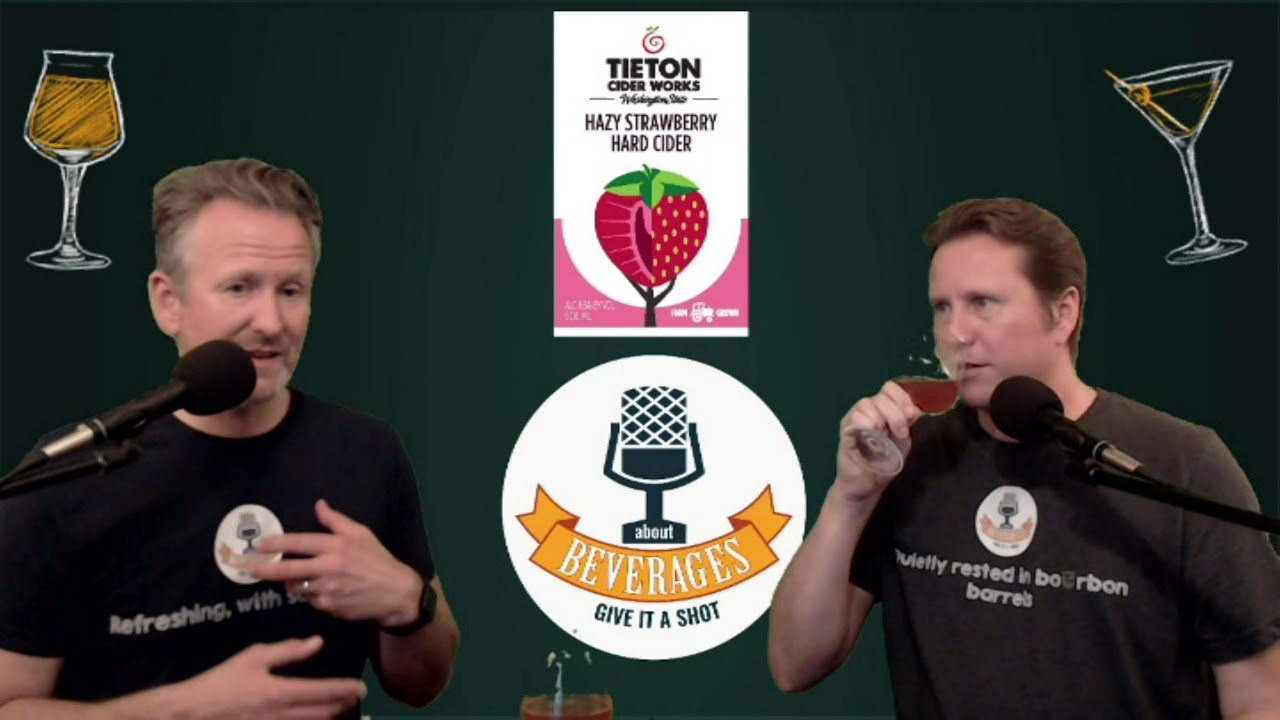 Trying The Tieton Cider Works Hazy Strawberry Hard Cider Hard Cider Cider It Works