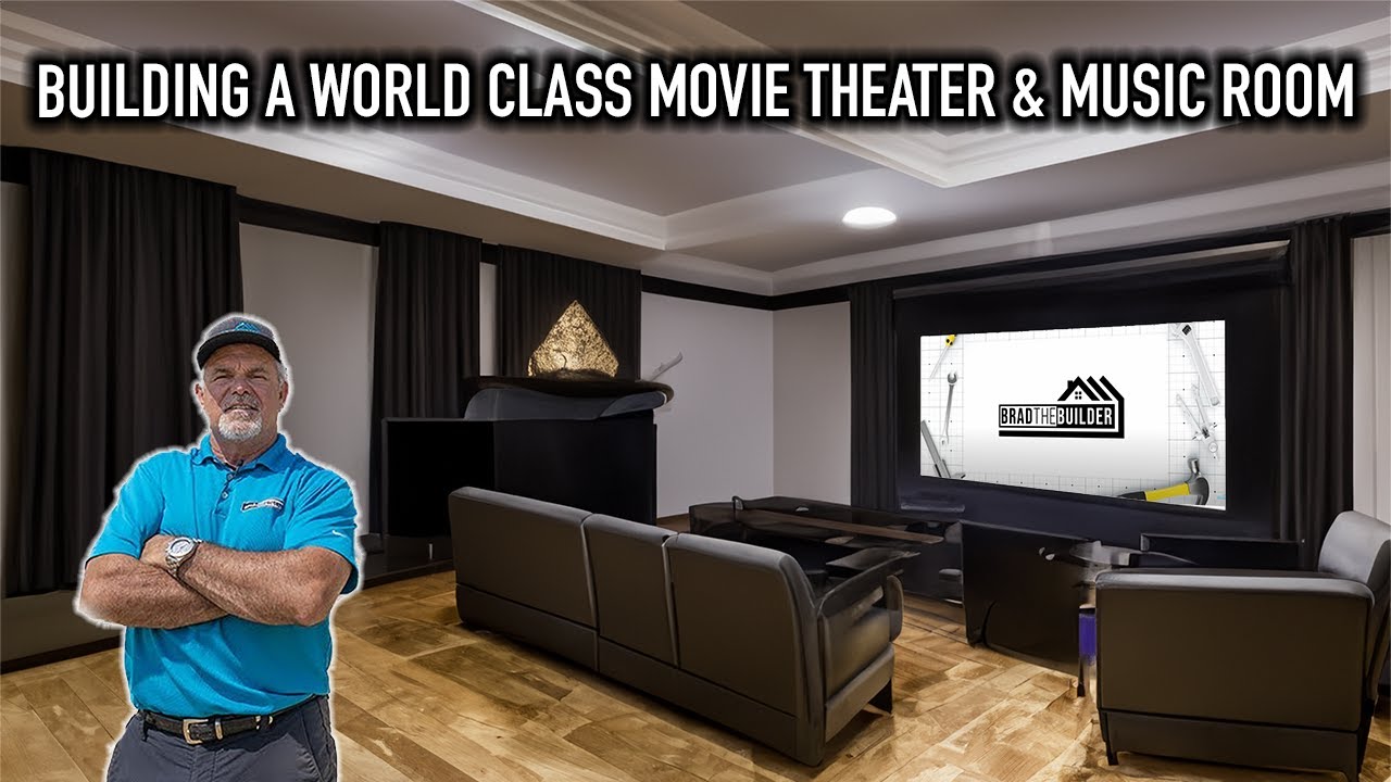 Building a WORLD CLASS Movie Theater Room & Music Room (Pt. 1)