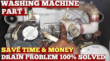 Easy Fix Your Washing Machine Drain Problem In Minutes! How To You Need To Know Best YouTube Video