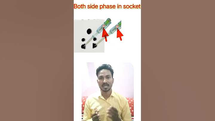 #shorts socket मे दोनो साइड फेज आ रहा है, क्या problem है