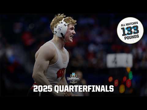 Complete 133 lb quarterfinals 2025 NCAA wrestling championships