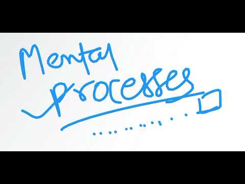 Basic Psychology Series Part 2, What Is Mental Processes