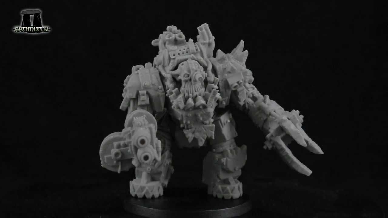 Kromlech Orc Stormjet Fighta KRTS203 - Modellino Resina Nuovo Polonia