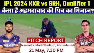 Srh Vs Kkr Qualifier 1 Pitch Report Narendra Modi Stadium Pitch Report Ahmedabad Pitch Report