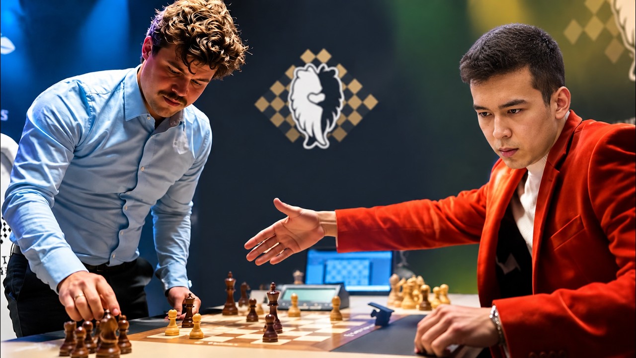 3 QUEENS ON THE BOARD AND MAGNUS STILL WON