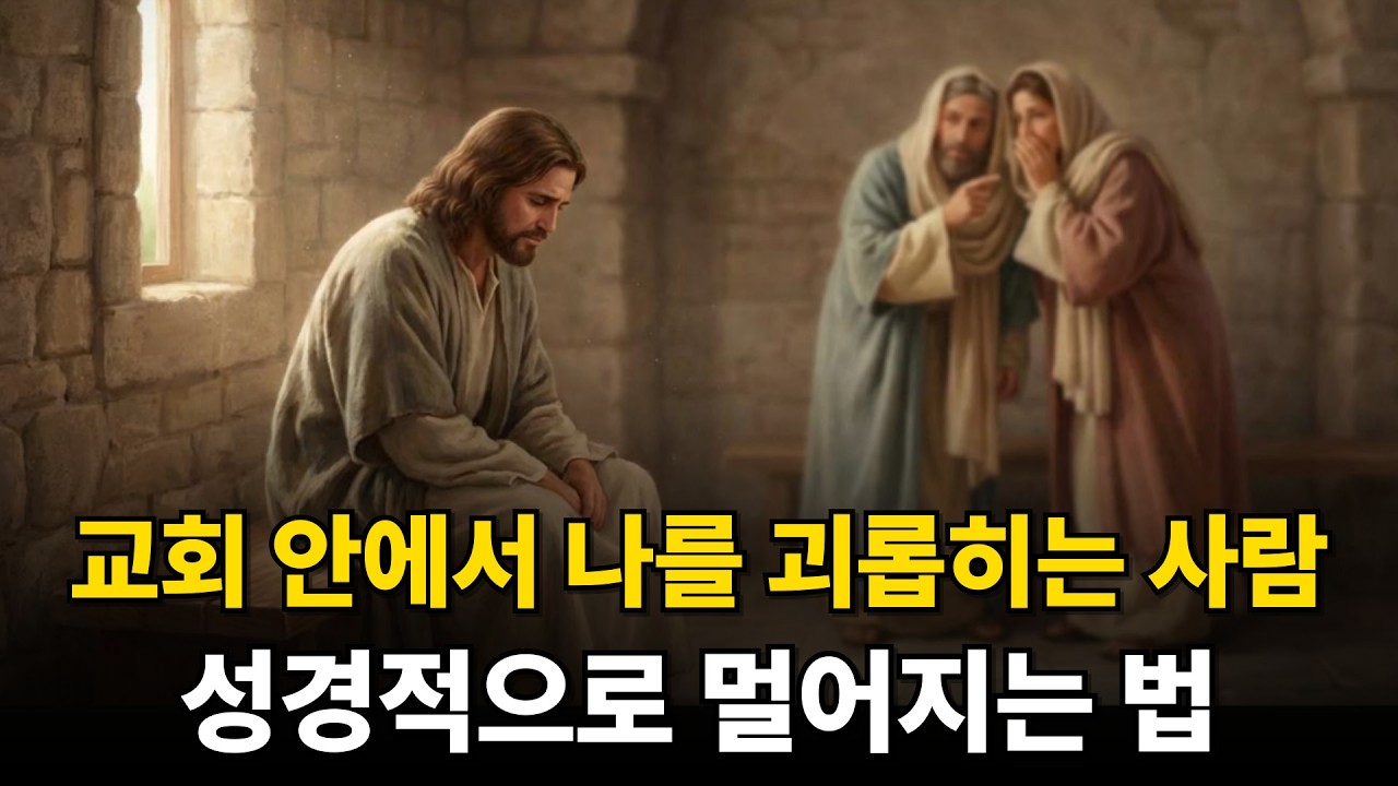 같은 교회 안에서 나를 괴롭히는 사람, 성경적으로 멀어지는 법