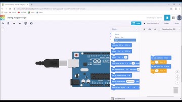 Simple LED Blinking Using Arduino (Tinkercad)