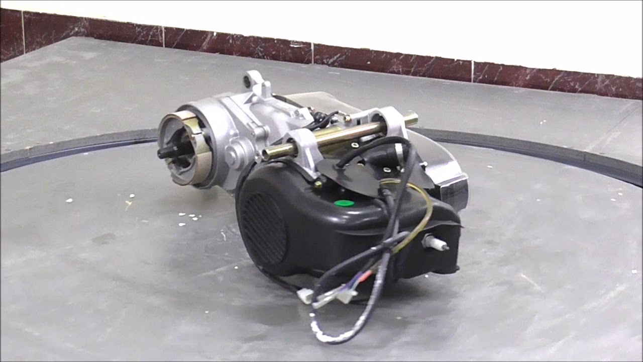 Двигатель для скутеров, 2х тактный, 50 куб.см. - YouTube
