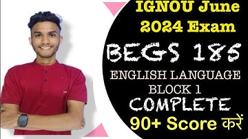 BEGS 185 English Language Teaching | Block 1 complete #ignou