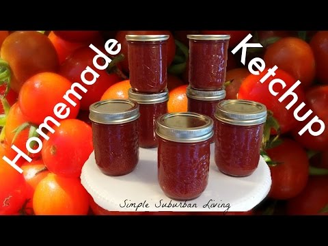 Homemade Ketchup - Using cherry tomatoes or any tomatoes!